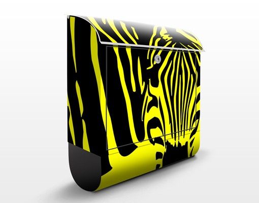 Briefkasten Tiere Zebra Pop