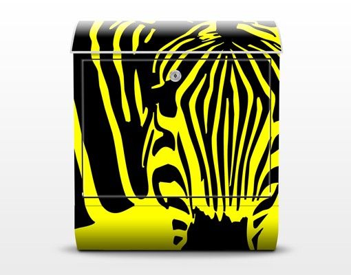 Briefkasten modern Zebra Pop