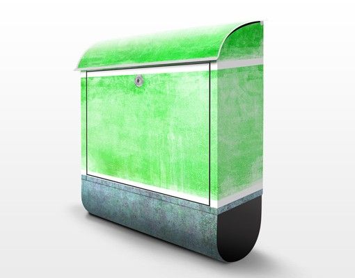 Designer Briefkasten Colour Harmony Green