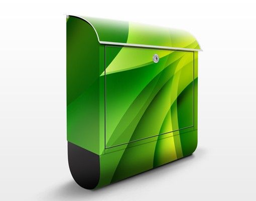 Postkasten grün Green Composition