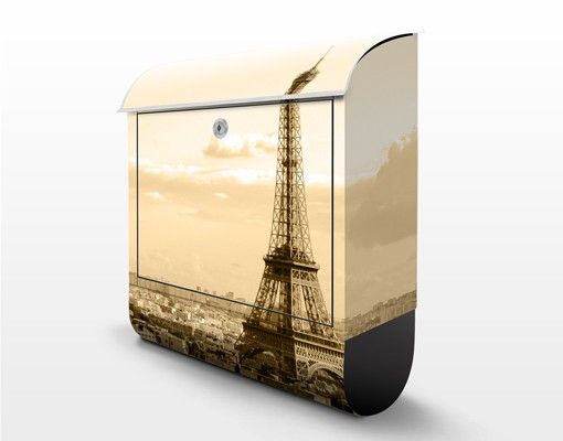 Briefkasten Design I Love Paris