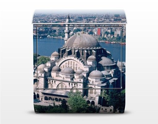 Briefkasten mit Zeitungsfach - Moschee Istanbul - Wandbriefkasten