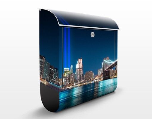 Briefkasten Design Lichter des World Trade Centers