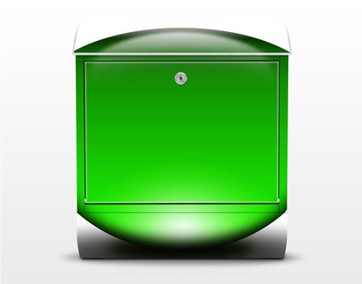 Designer Briefkasten Magical Green Ball