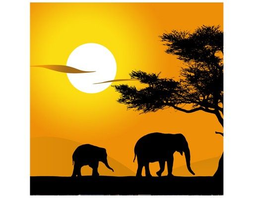 Beistelltisch - African Elefant Walk