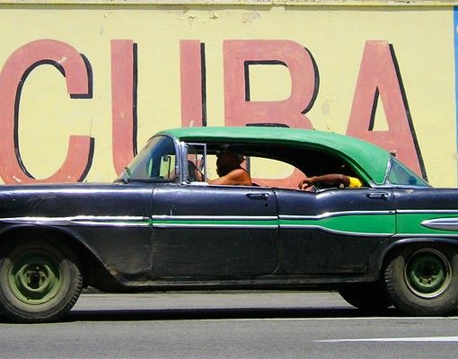 Briefkasten mit Zeitungsfach - Show me Cuba - Wandbriefkasten