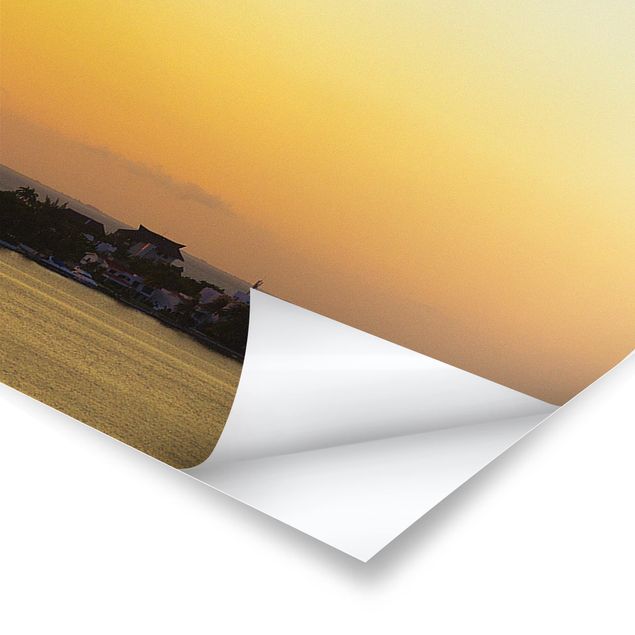 Poster - Mexiko Sonnenuntergang - Panorama Querformat