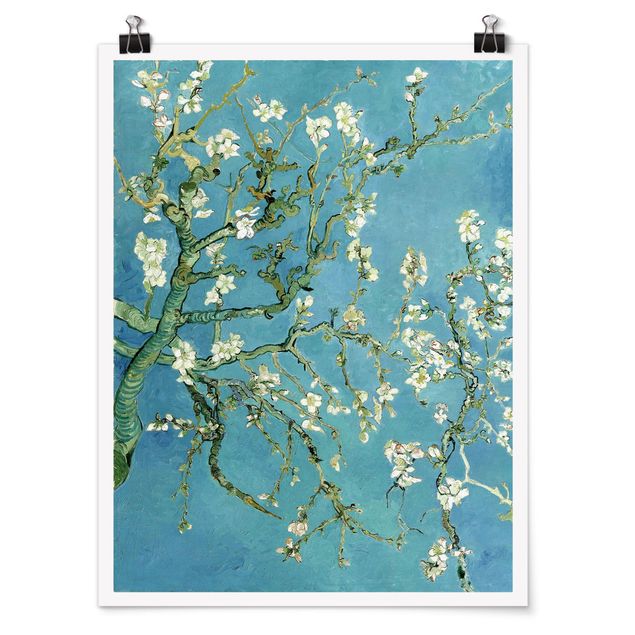 Poster Kunstdruck Vincent van Gogh - Mandelblüte