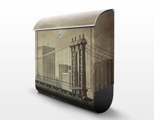 Designer Briefkasten Vintage New York