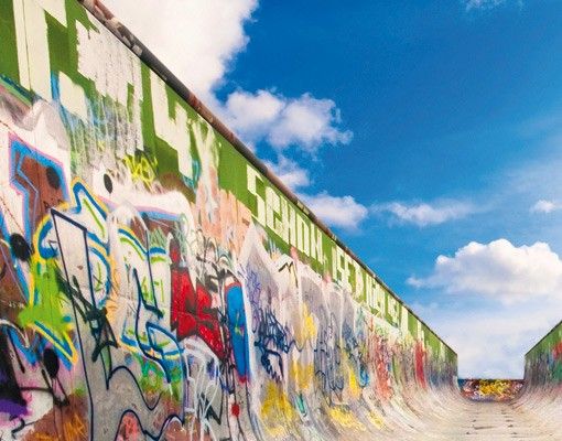 Wandbriefkasten - Skate Graffiti - Briefkasten Bunt