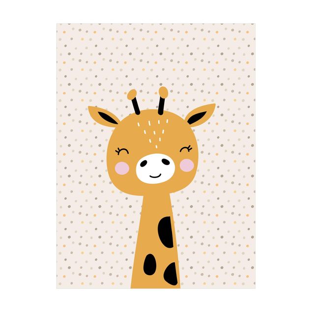 grosser Teppich Baby Giraffe
