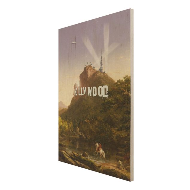 Holzbilder Gemälde Hollywood