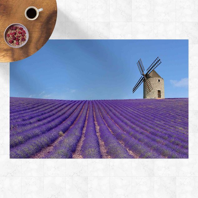 outdoor-teppich wetterfest Lavendelduft in der Provence