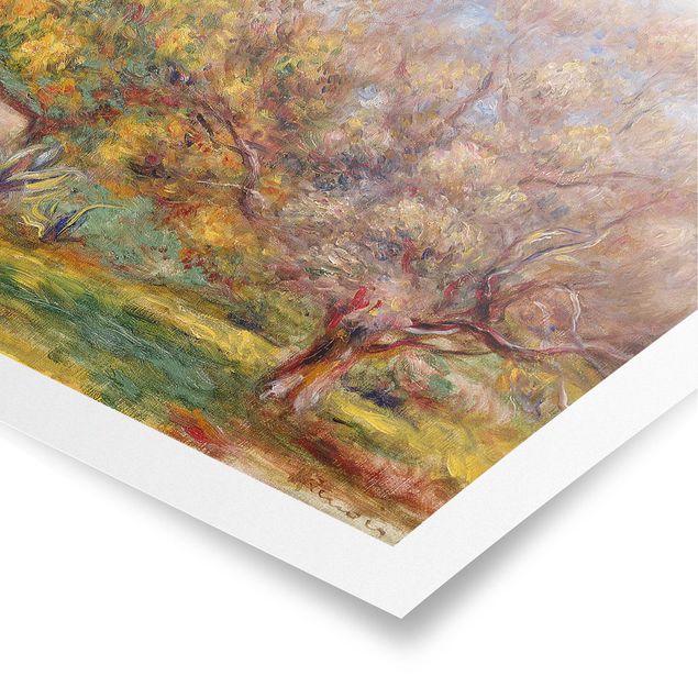 Wandbilder Auguste Renoir - Garten mit Olivenbäumen