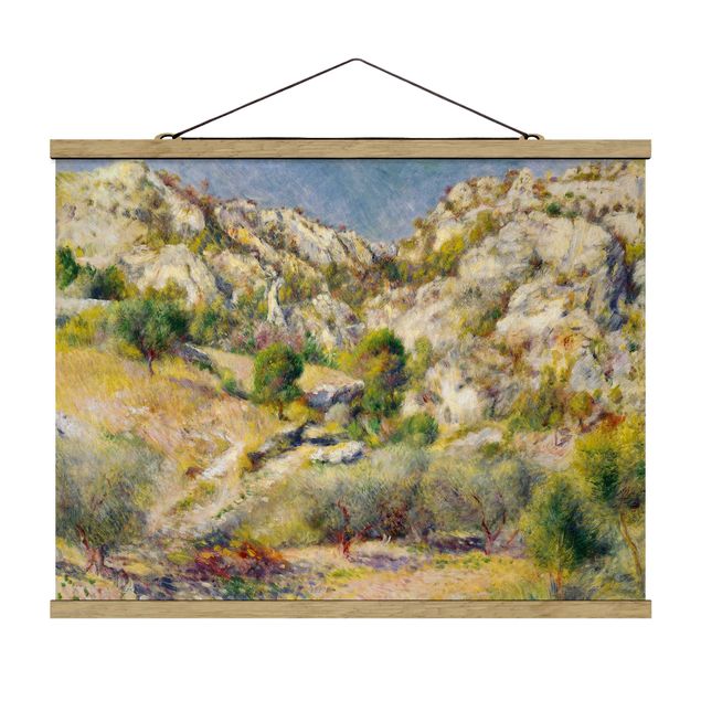 Stoffbilder Auguste Renoir - Felsen bei Estaque