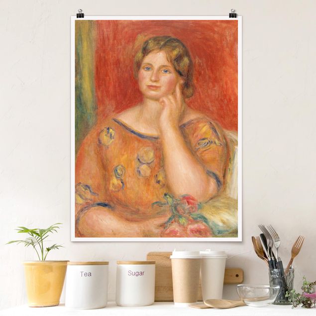 Kunstdrucke Impressionismus Auguste Renoir - Frau Osthaus