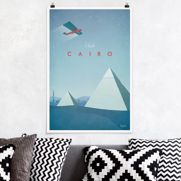 Poster Illustration Reiseposter - Cairo