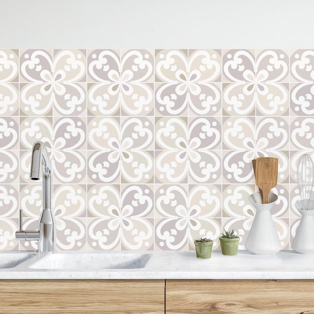Küchenrückwände Platte Geometrische Fliesen - Mantua