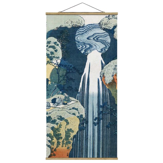 Kunstdrucke Katsushika Hokusai - Der Wasserfall von Amida