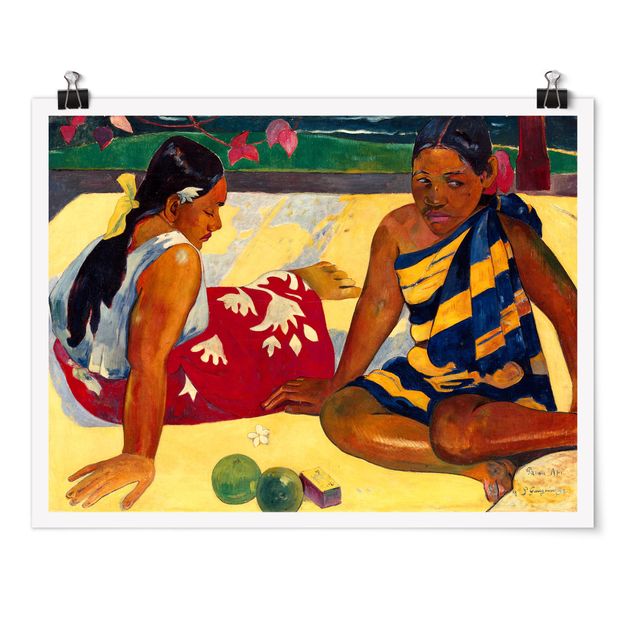 Kunstdrucke Poster Paul Gauguin - Frauen von Tahiti
