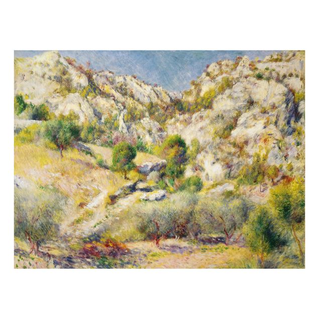 Spritzschutz Küche Auguste Renoir - Felsen bei Estaque