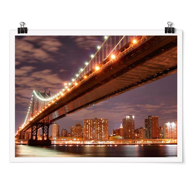 Poster - Manhattan Bridge - Querformat 3:4