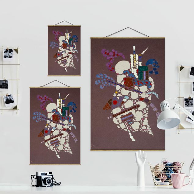 Stoffbilder zum Aufhängen Wassily Kandinsky - Taches Grises