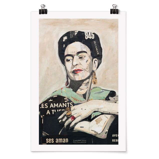 Poster Frida Kahlo - Collage No.4