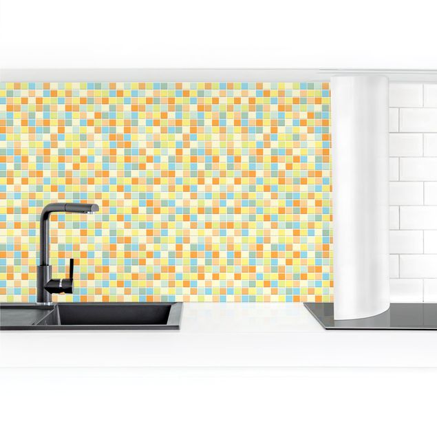 Spritzschutz Küche Fliesenoptik Mosaikfliesen Sommerset