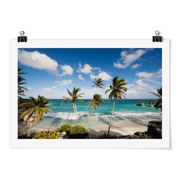 Poster - Beach of Barbados - Querformat 2:3