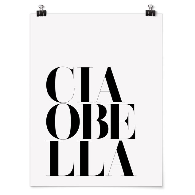 Poster kaufen Ciao Bella