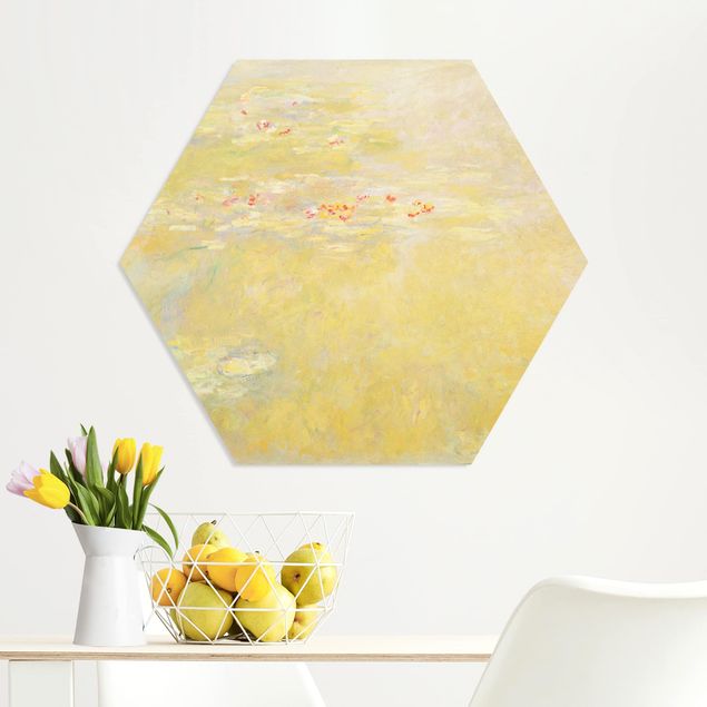 Bilder auf Hartschaumplatte Claude Monet - Seerosenteich