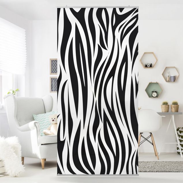 Vorhang Raumteiler Zebra Pattern