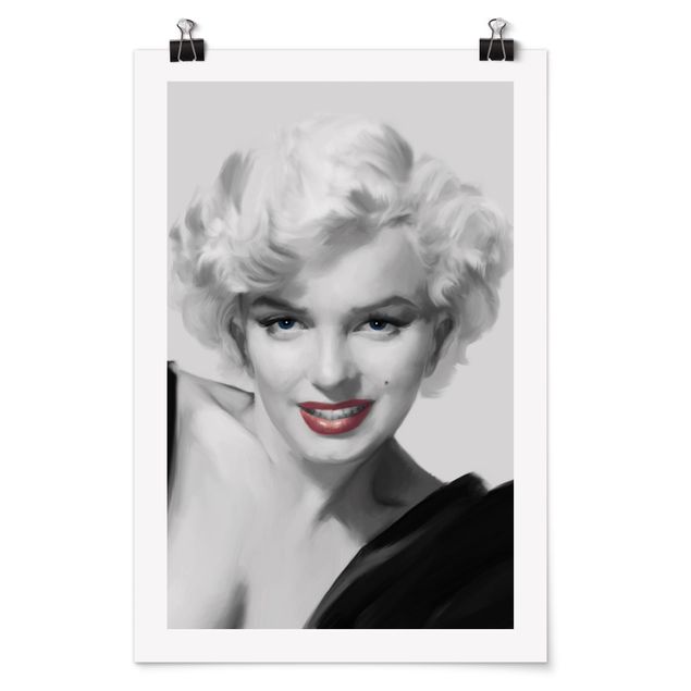 Poster kaufen Marilyn auf Sofa