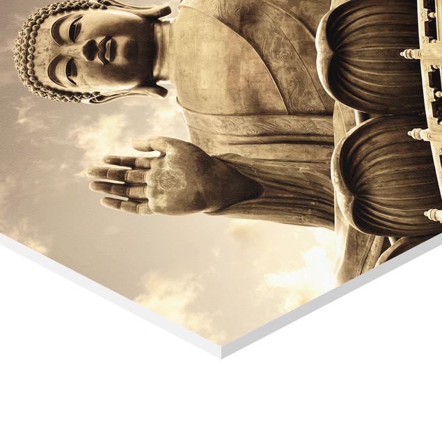 Hexagon Bild Forex - Großer Buddha Sepia
