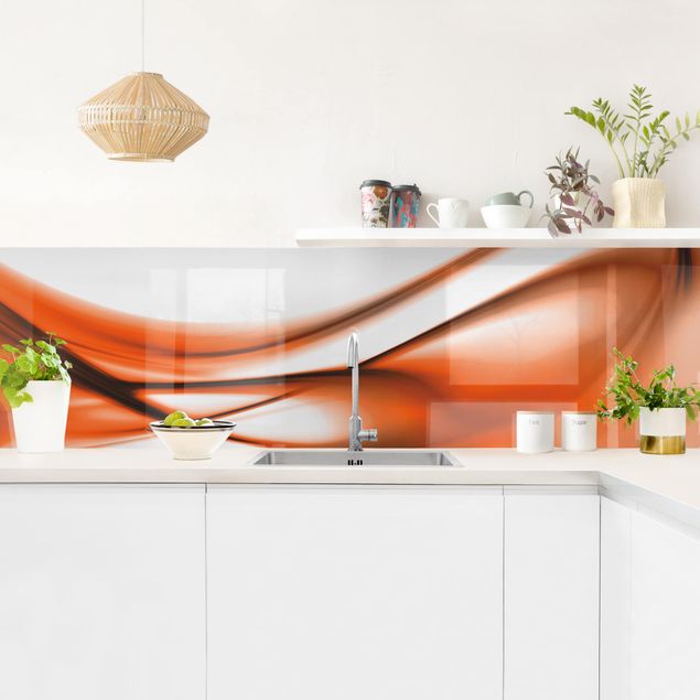 Küchenrückwände selbstklebend Orange Touch