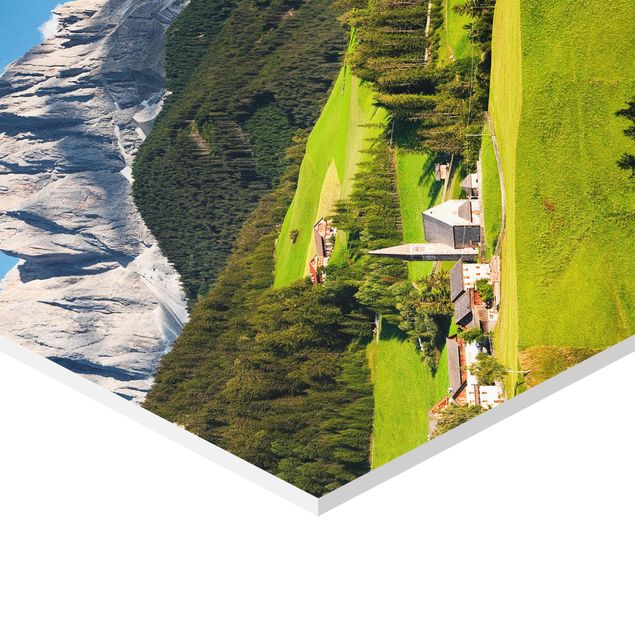 Hexagon Bild Forex - Geislerspitzen in Südtirol