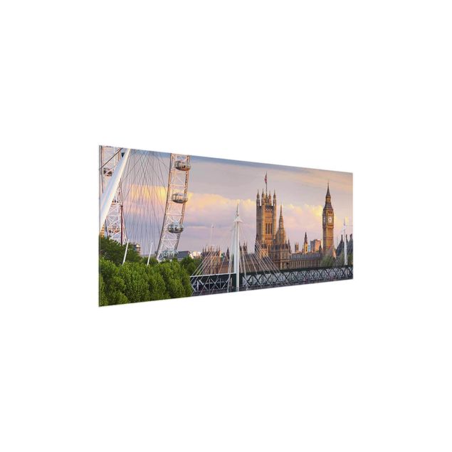 Glasbilder Westminster Palace London