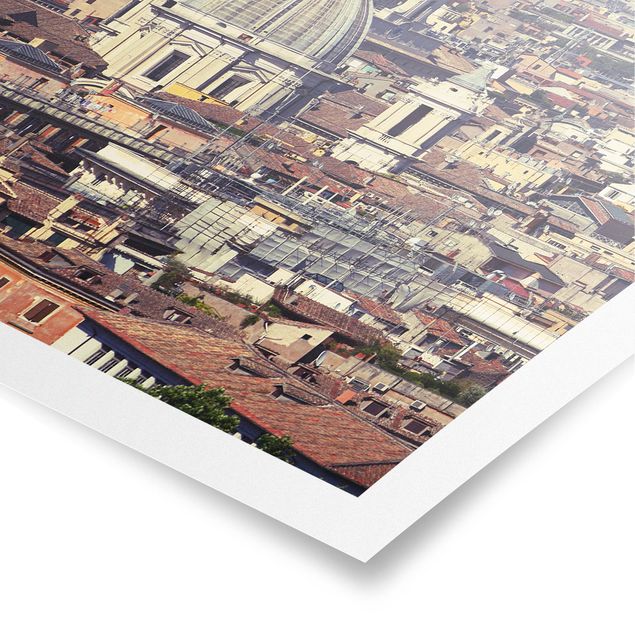 Poster - Rome Rooftops - Quadrat 1:1