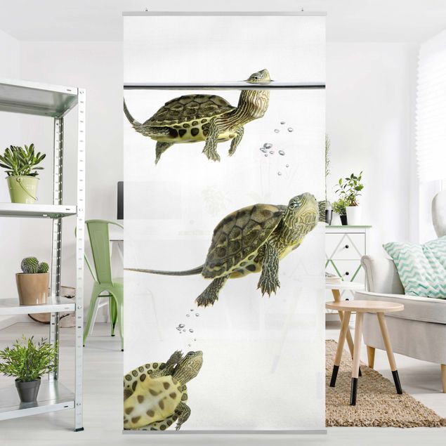 Raumteiler Vorhang Schildkröten Trio