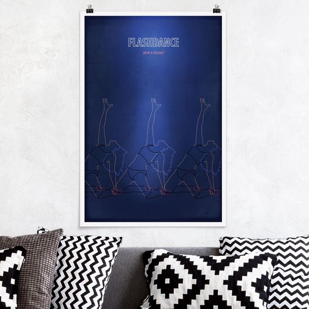 Poster Illustration Filmposter Flashdance