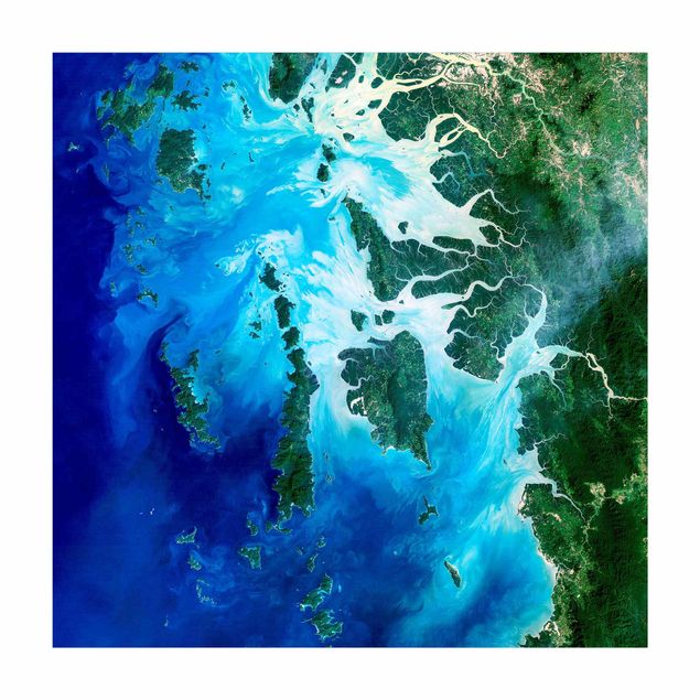 Teppich Dschungel NASA Fotografie Archipel Südostasien