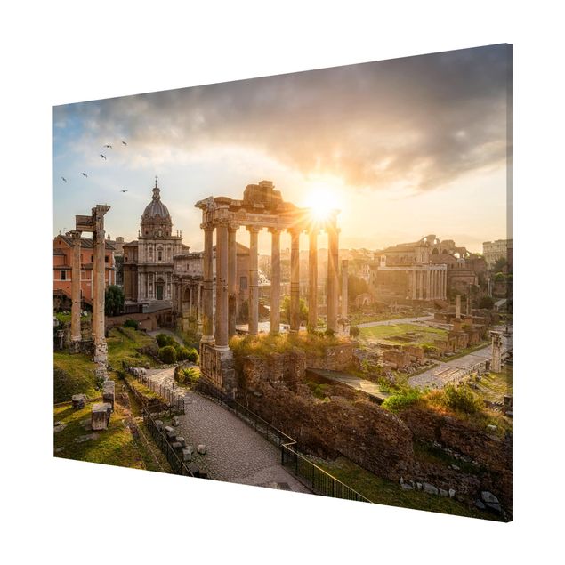 Schöne Wandbilder Forum Romanum bei Sonnenaufgang