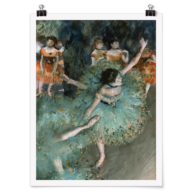 Wandbilder Edgar Degas - Tänzerinnen in Grün