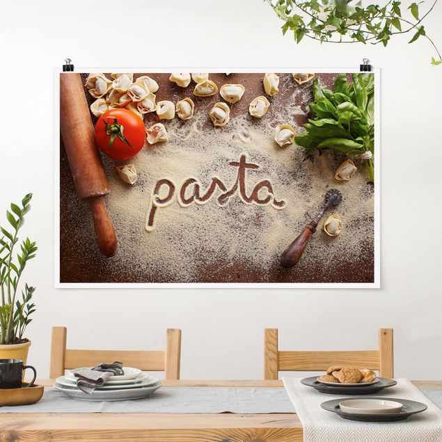 Poster mit Sprüchen Pasta Italiana