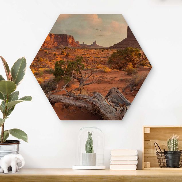 Moderne Holzbilder Monument Valley Navajo Tribal Park Arizona