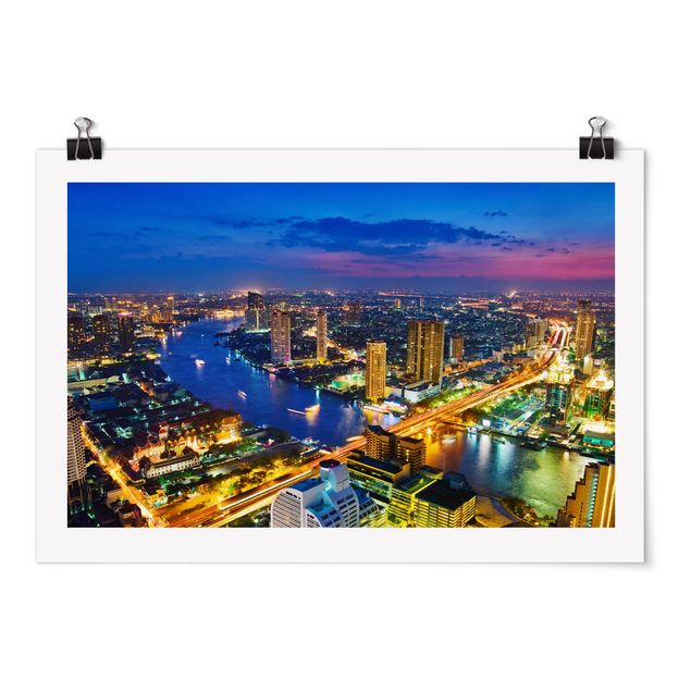 Poster - Bangkok Skyline - Querformat 2:3