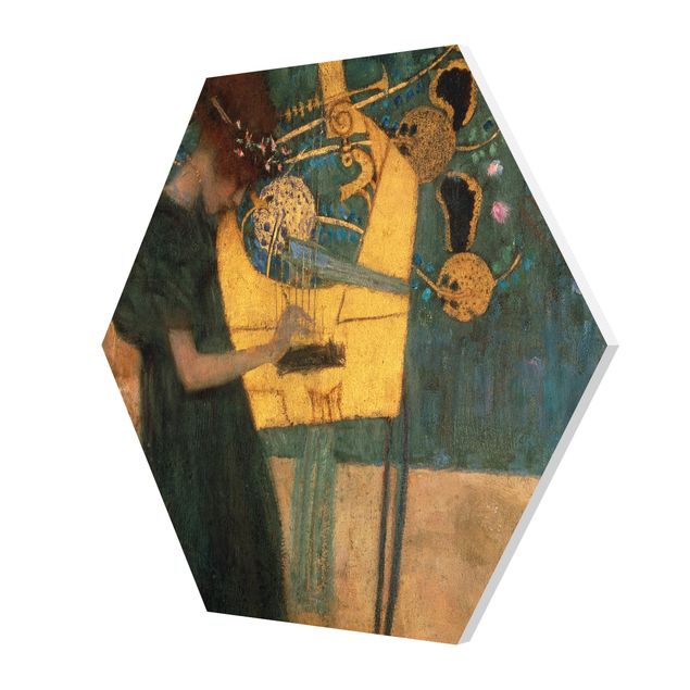 Kunstkopie Gustav Klimt - Die Musik