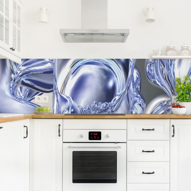 Küchenrückwand abstrakt Liquid Smoke