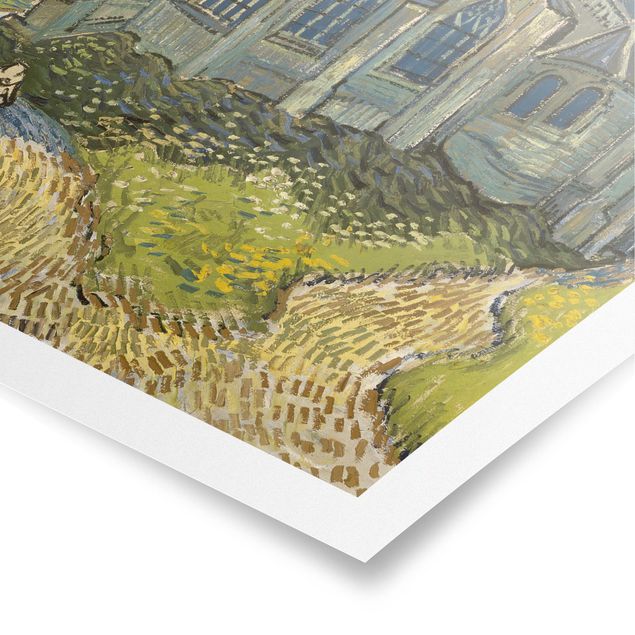 Städte Poster Vincent van Gogh - Kirche Auvers-sur-Oise